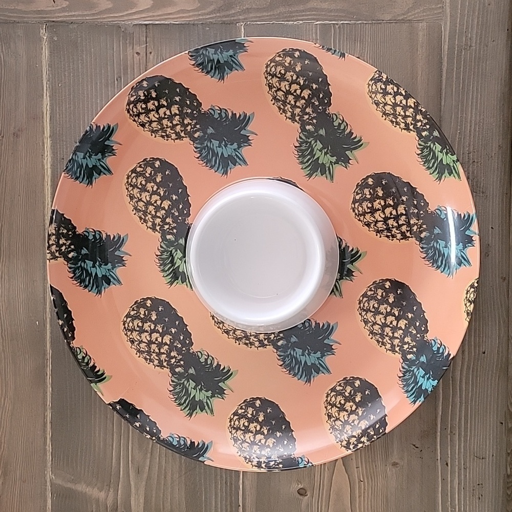 New Outdoor Collection Pineapple Serving Dishes  MELAMINE NWOT